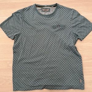 Ted Baker Blue T- Shirt Size 4 Men’s